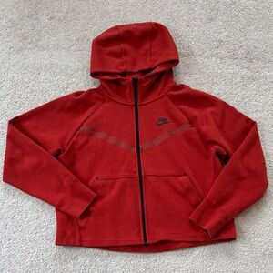 Nike Tech Fleece Windrunner Women's Full-Zip Hoodie Orange Size M